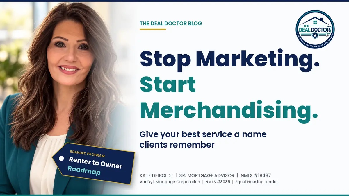 Stop Marketing, Start Merchandising: Why Your Best Service Needs a Name